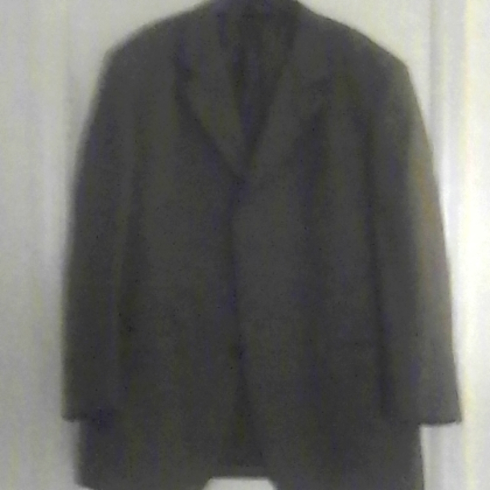 Men's Green Brooks Brothers Full Suit 44R 39 Waist in Great Condition.